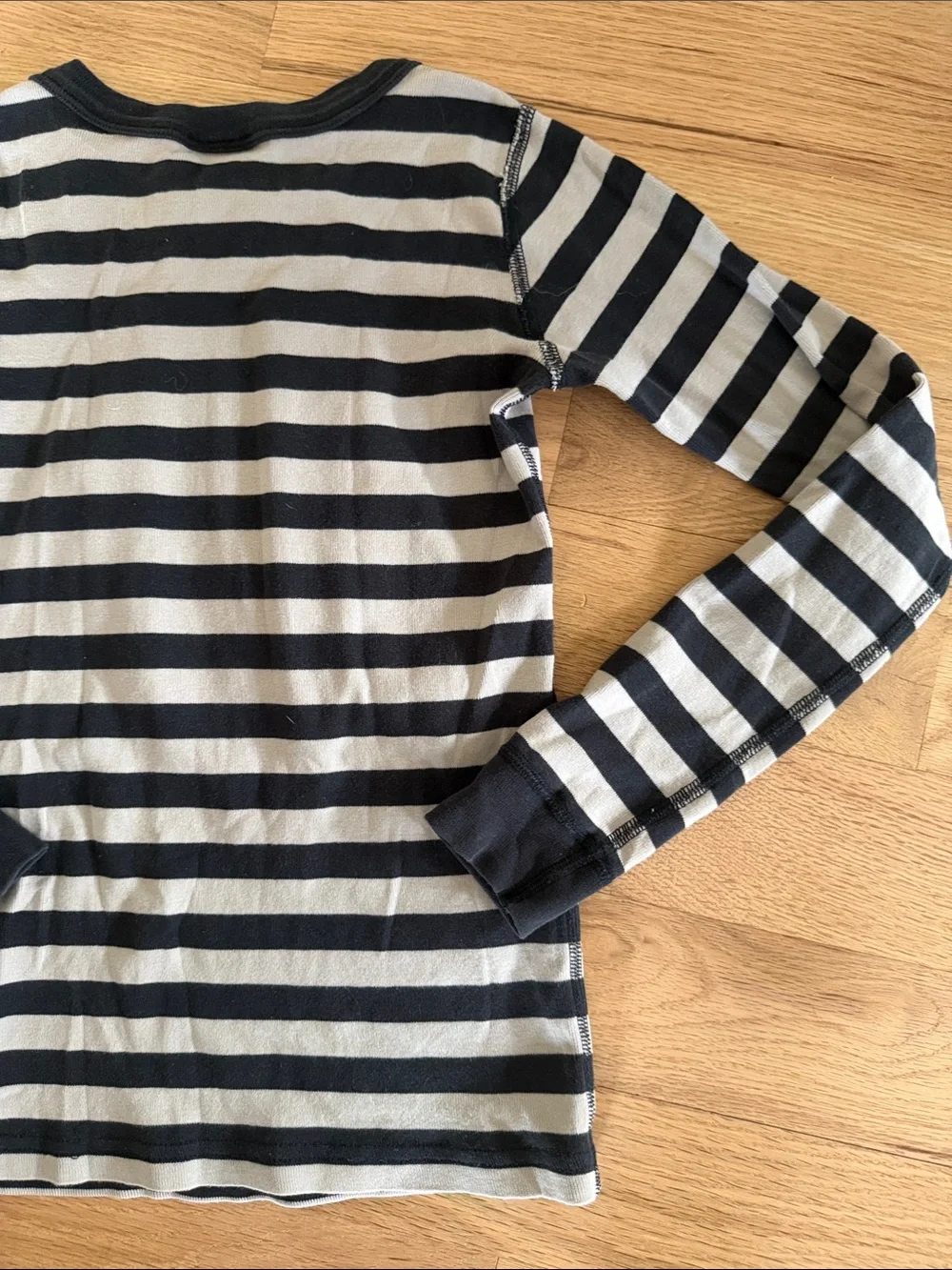Hanna Andersson Black/Gray Striped Star Wars Darth Vader Pajama Set Sz 10